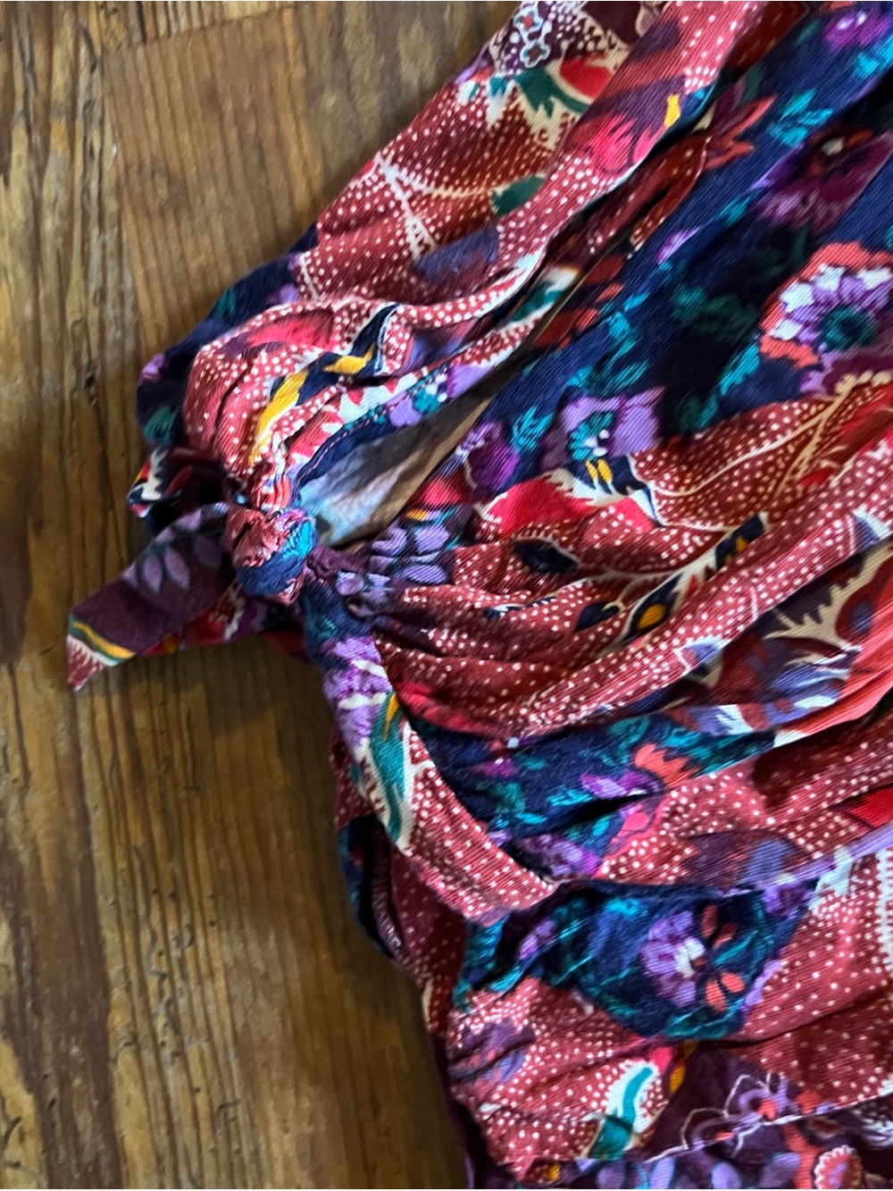 Anthropologie Maelynn Patchwork Print Harem Joggers - Picture 8 of 9